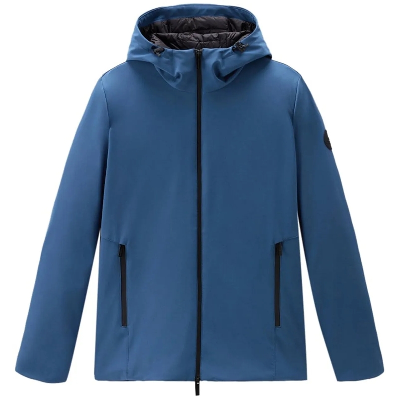 Woolrich Doudoune Pacific Soft Shell Jacket Blue Lobster blau