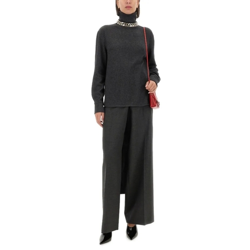 Givenchy  Oversized Fit Tailored Pants Grey (Image 2)