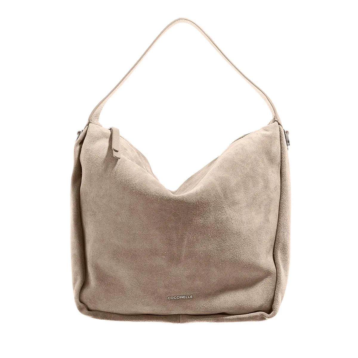 Coccinelle Crossbody Bags - Coccinelleoliver Suede - Gr. unisize - in Taupe - für Damen