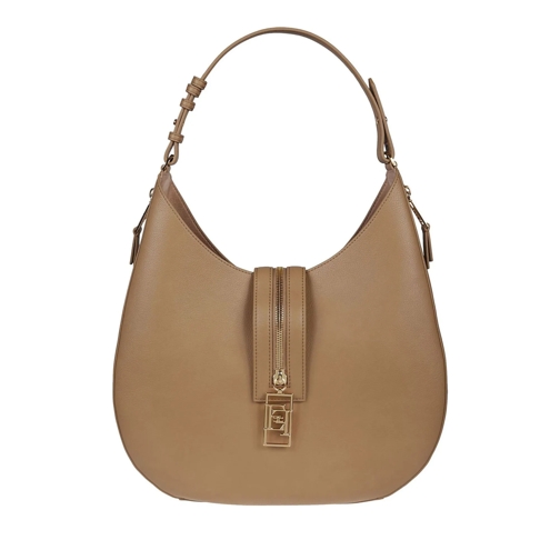 Elisabetta Franchi Draagtas Hobo Bag Brown schwarz