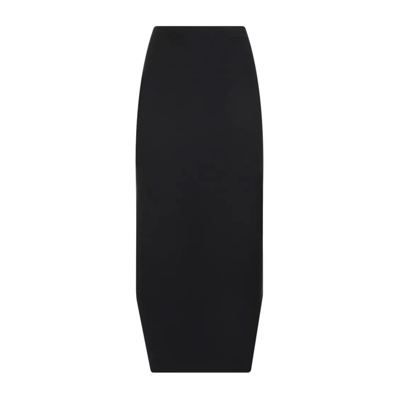 Givenchy Minirok Black Wool Front Kick Skirt Black
