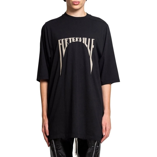 Rick Owens T-Shirts PORTERVILLE JUMBO SS T BLACK/PEARL mehrfarbig