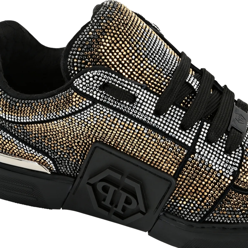 Philipp Plein Low-Top-Sneaker Sneaker Hexagon Mit Schmucksteinen braun(Image 3)