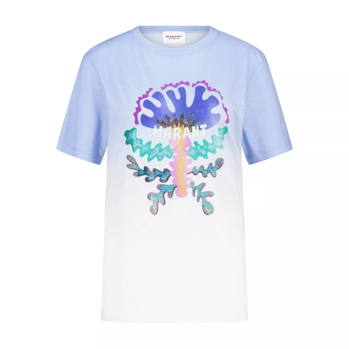 Isabel Marant  T-Shirt mit Print 47702403940698 Hellblau