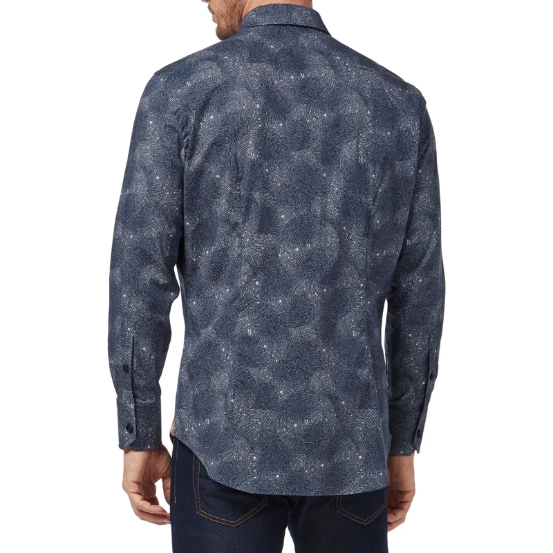 BILLIONAIRE Hemd Hemd Slim Fit Mit Schmucksteinen blau(Image 2)