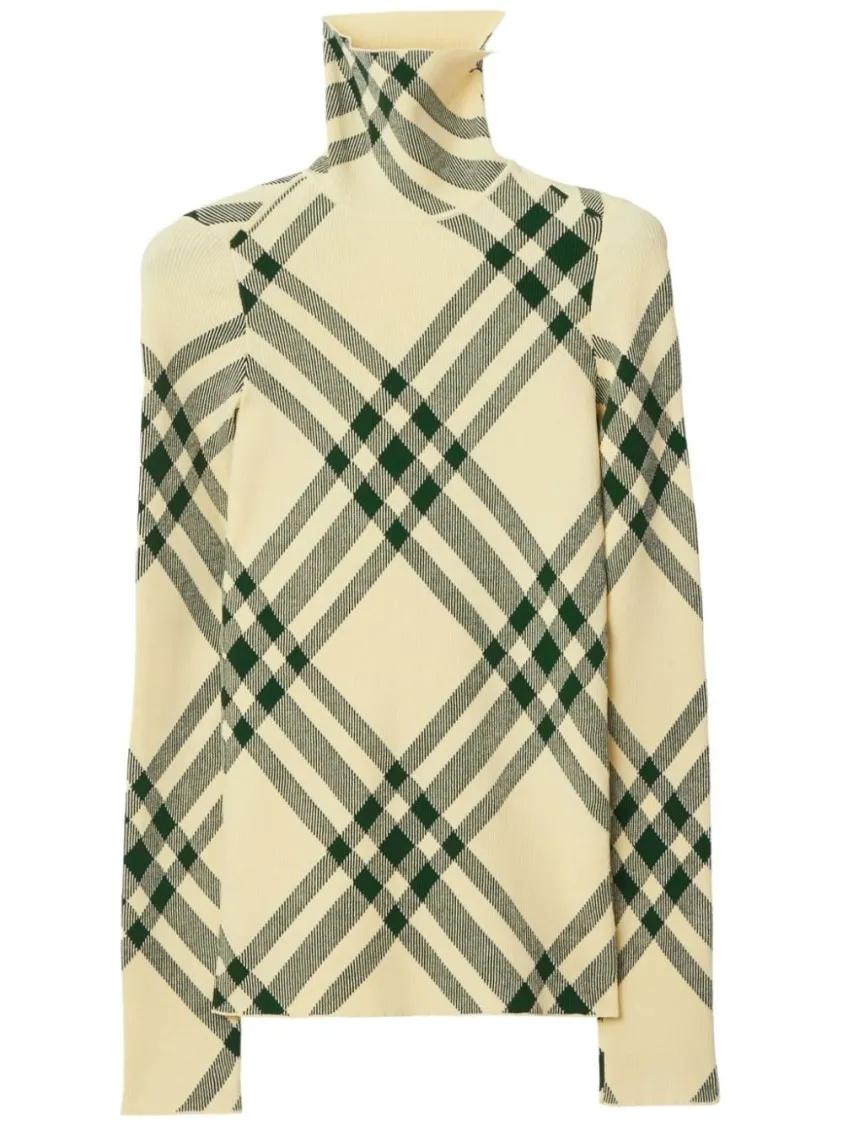 Thumbnail - Burberry - Turtleneck Sweater - Größe XS - beige