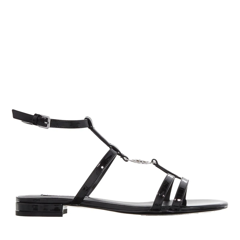Karl Lagerfeld Riemchensandalen Alisso Signia Link Ankle Strap Black Lthr