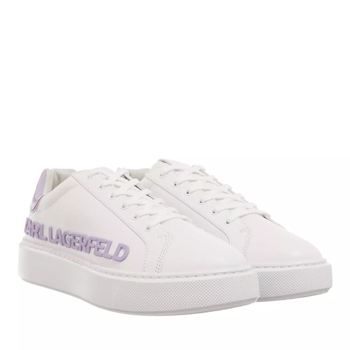 Karl Lagerfeld MAXI KUP Karl Inkekt Logo Lo White w Lilac Low-Top Sneaker