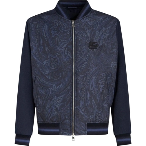 Etro Daunenjacken bomber travel blue blau