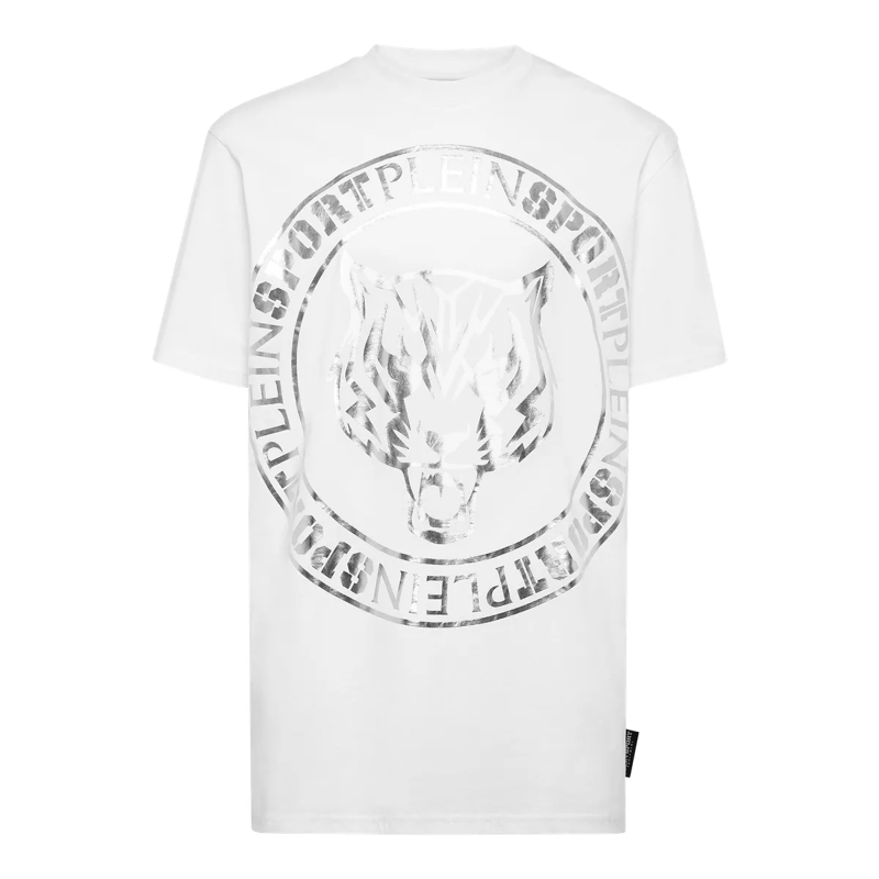 Plein Sport T-Shirt T-Shirt Tiger weiss