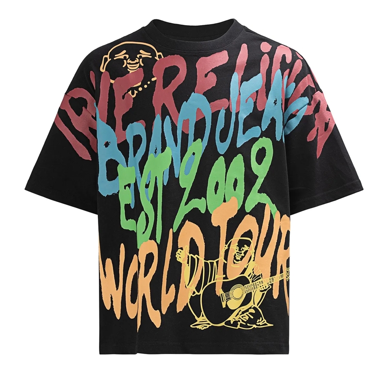 True Religion T-Shirt T-Shirt GRAFFITTI schwarz
