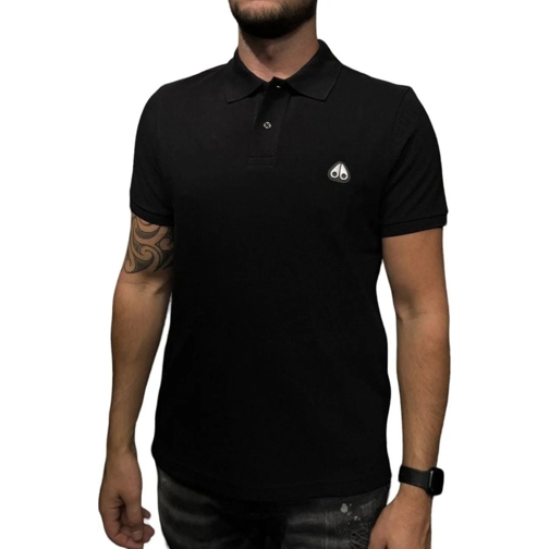 Moose Knuckles Polohemd Moose Knuckles Heren Polo Zwart M34MT712/292 Evere schwarz