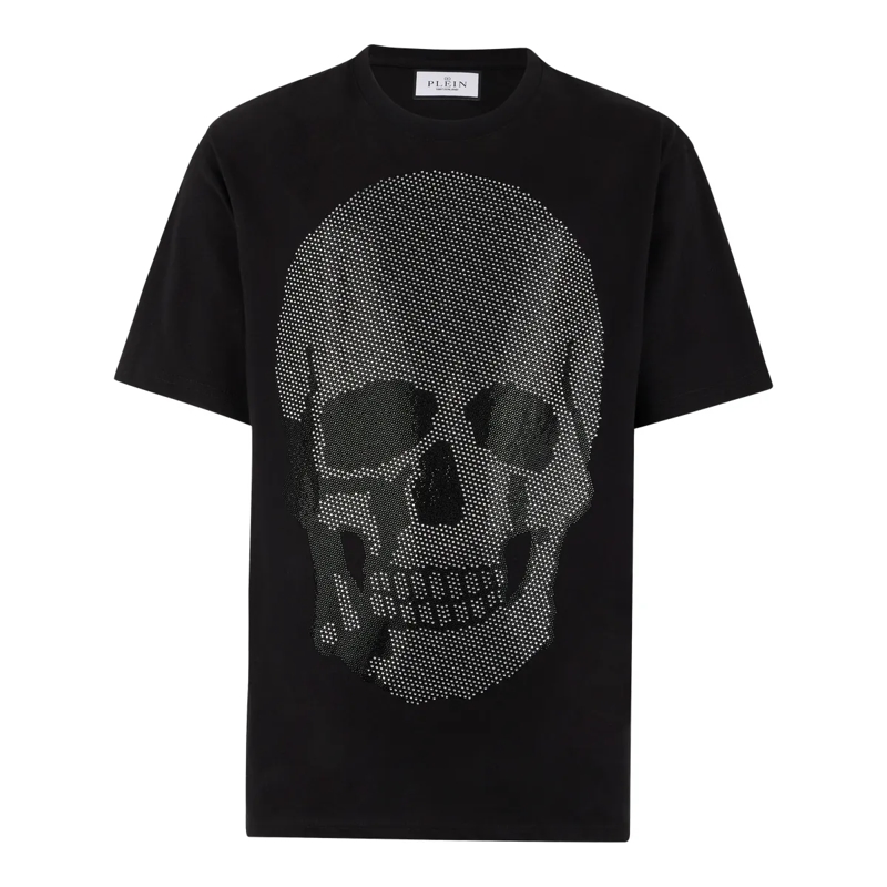 Philipp Plein T-Shirt Round Neck T-Shirt Skull Stones schwarz