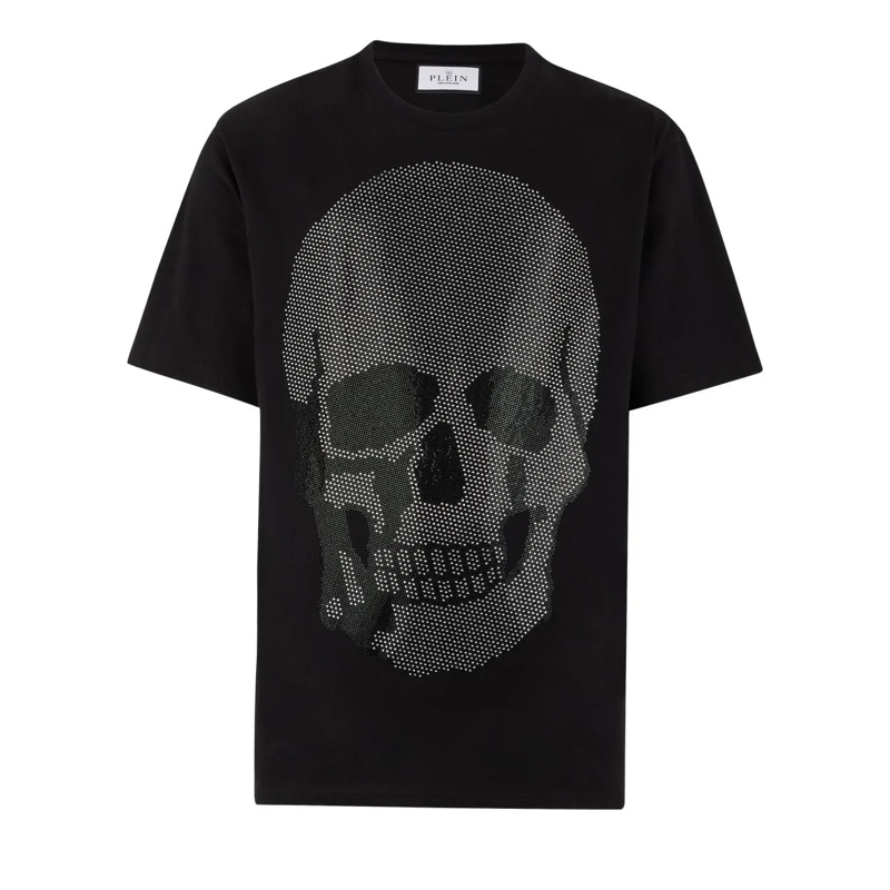 Philipp Plein T-Shirt Round Neck T-Shirt Skull Stones schwarz