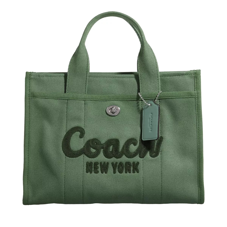 Green canvas online bag