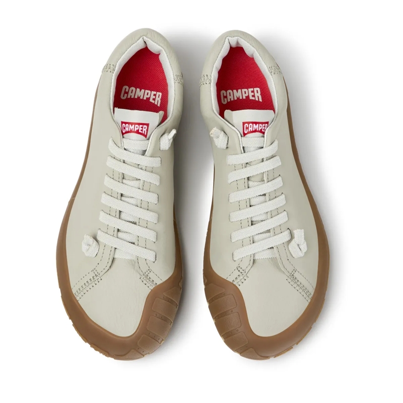 Camper Low-Top-Sneaker - Zertifikat der Leather Working Group- Schuhmach hellbeige(Image 5)
