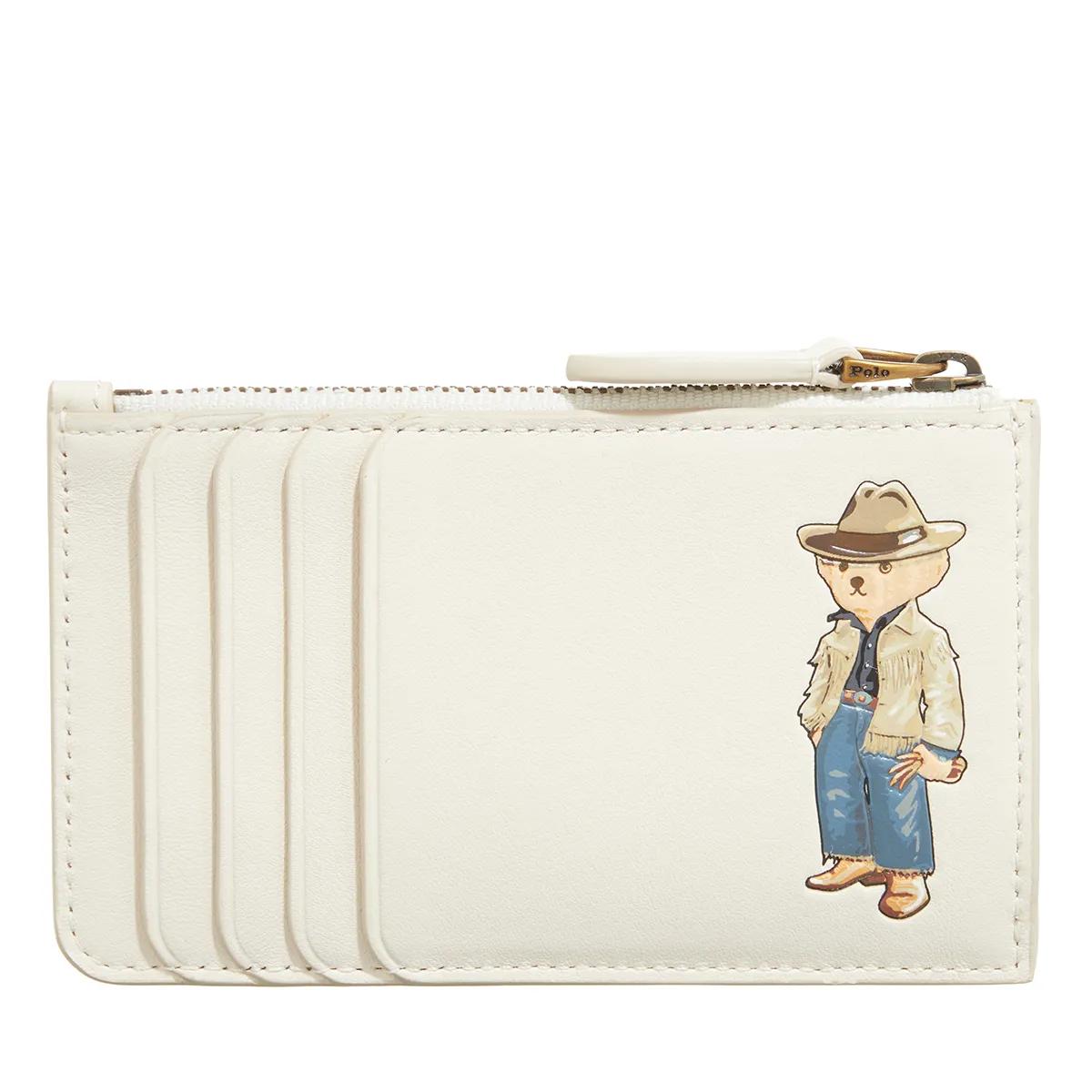 Polo Ralph Lauren Portemonnaie - Card Case-Small - Gr. unisize - in Creme - für Damen