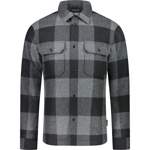 Woolrich Legere Oberteile Overhemd Grijs grau