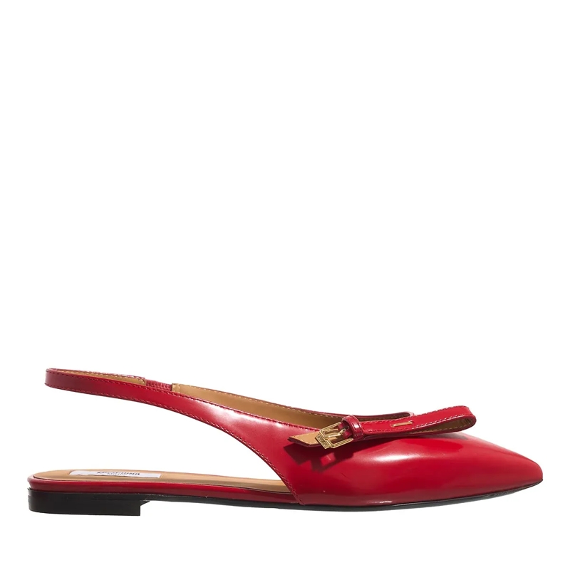 Moschino Mules Buckled Bow Rosso