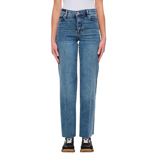 FRAME Jeans Le Slim Palazzo Blue