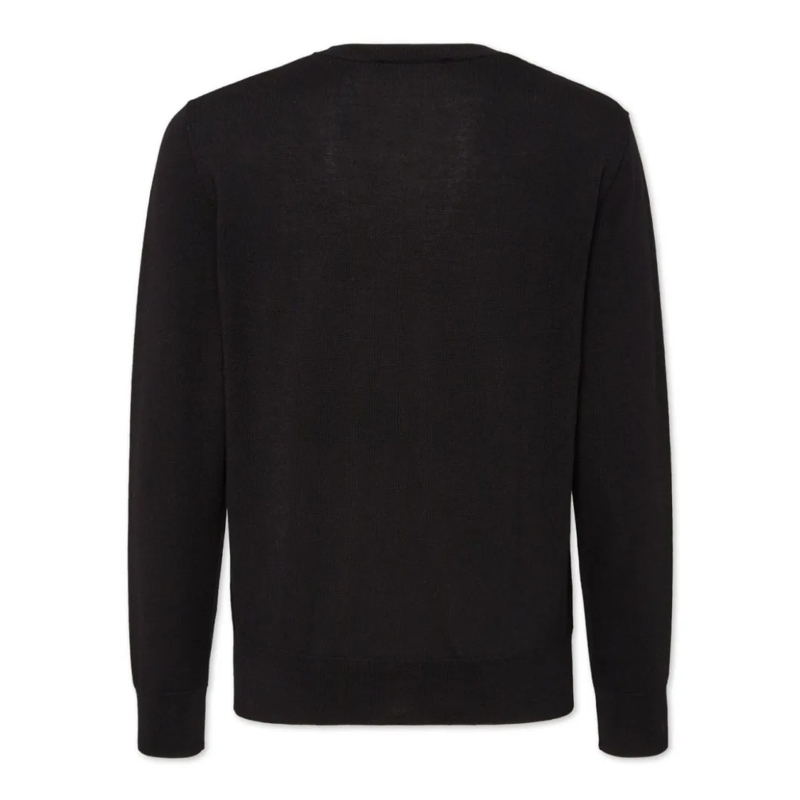 Dsquared2 Trui Intarsia-Print Wool Sweater Black