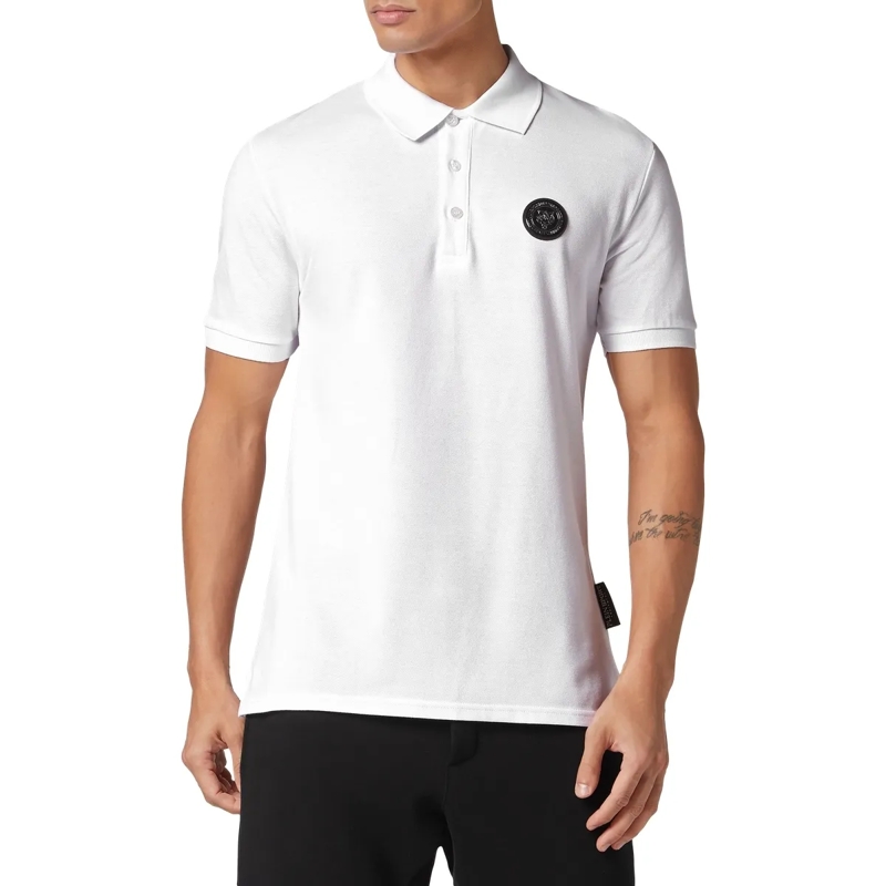 Plein Sport Top Poloshirt Thunder Tiger weiss(Image 4)