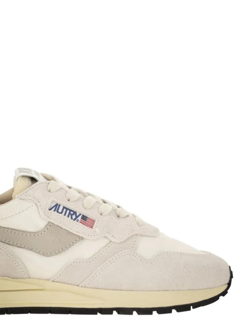 Thumbnail - Autry Low-Top Sneaker - Reelwind - Suede And Technical Textile Trainer - Gr. 39 (EU) - in Beige - für Damen