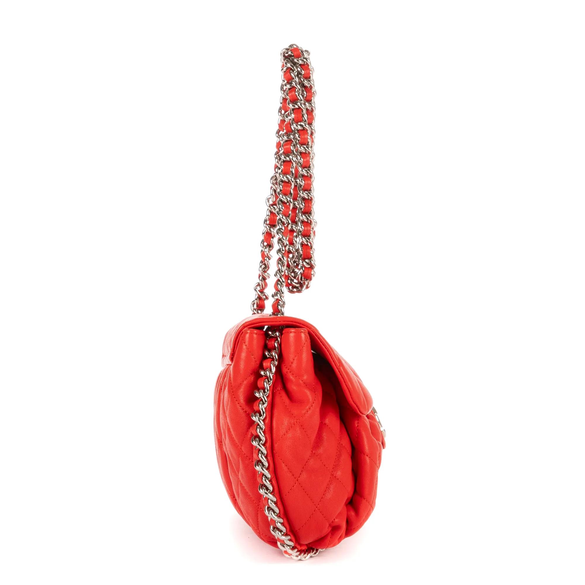 Thumbnail - Chanel Crossbody Bags - Chain Round - Gr. unisize - in Rot - für Damen