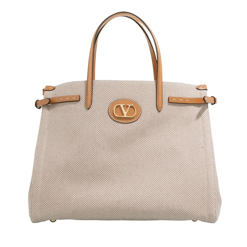 Valentino Garavani Tote Antibes Medium Tote Bag Natural