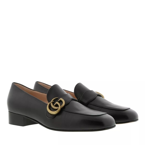 Gucci Double G Loafers Leather Black Loafer