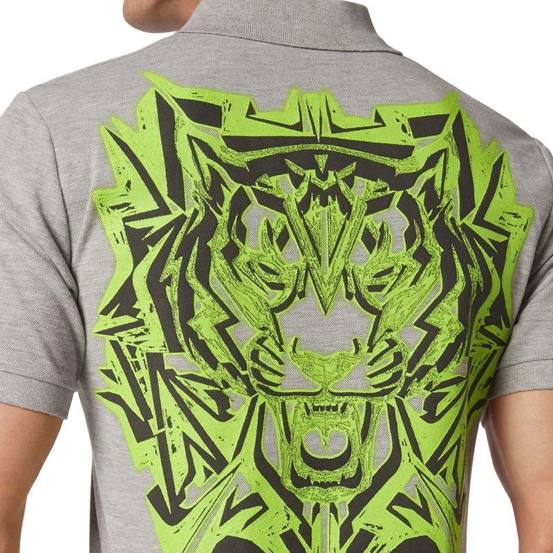 Plein Sport Poloshirt Poloshirt Thunder Tiger grau(Image 5)