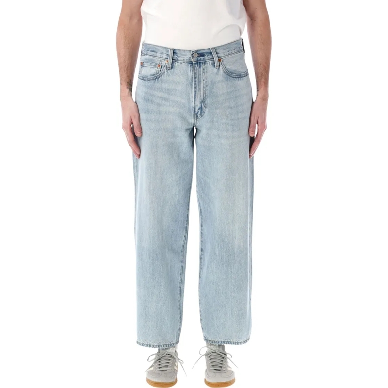 Levi's Jeans Baggy Denim Jeans With Classic Five-Pocket Design Blue