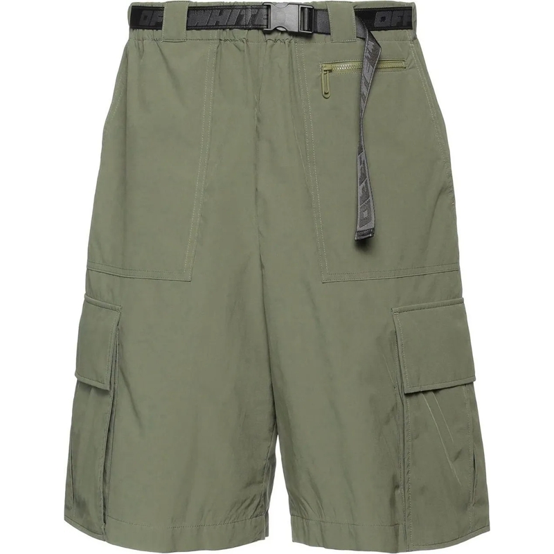 Off-White Shorts Off-White Bermuda Shorts grün