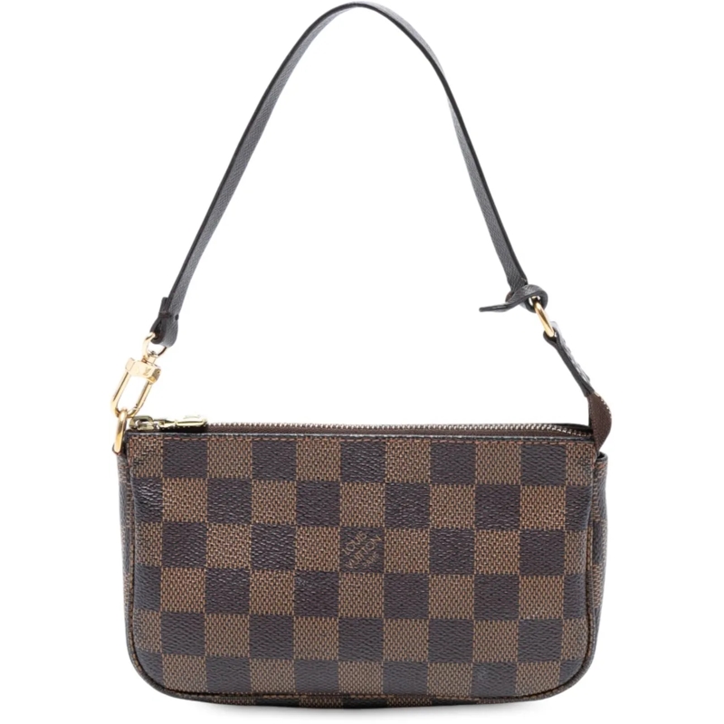 Louis Vuitton Schultertasche Damier Ebene Mini Pochette Accessoires braun