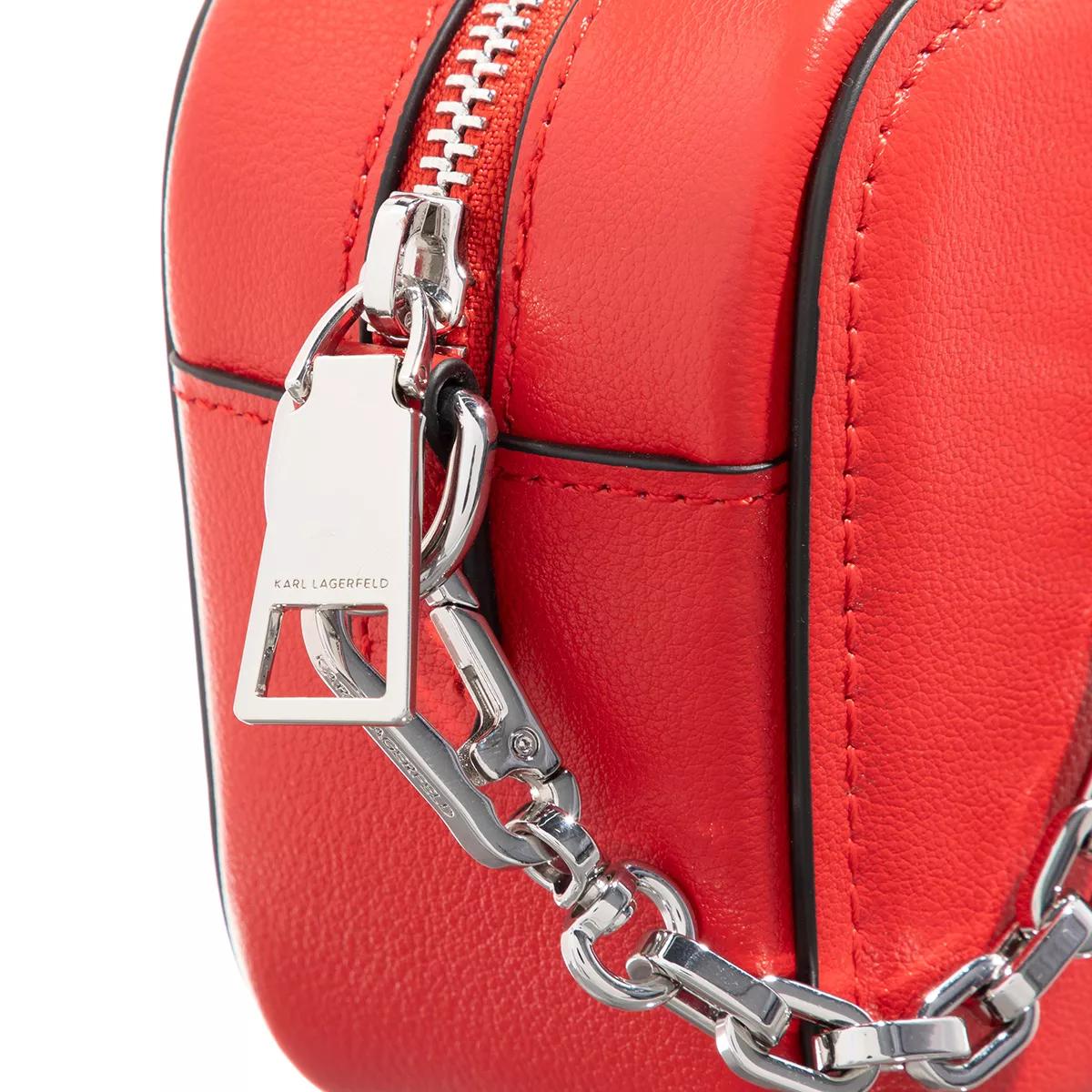 Karl Lagerfeld Crossbody bags K Ikonik 2.0 Leather Cmb Pin in rood