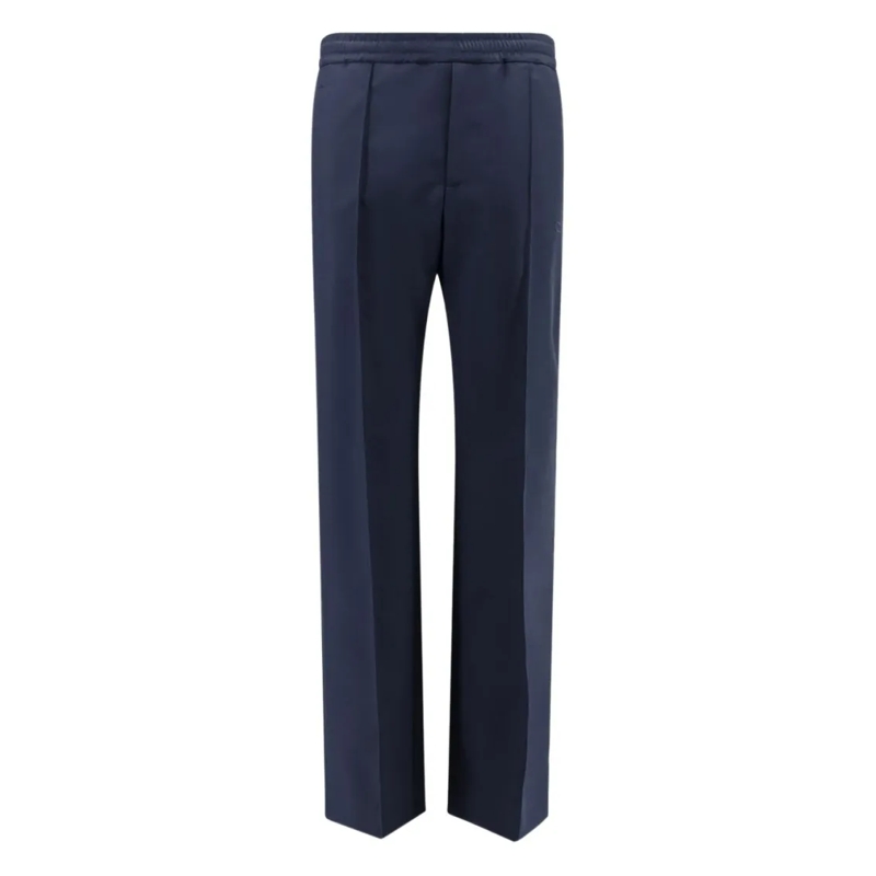 Gucci Anzugshose Tailored Straight-Leg Trousers With Distinctive Wa Blue