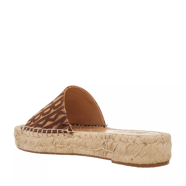 DKNY Camillo Platform Slide Espadrille Saddle New Nude Claquette