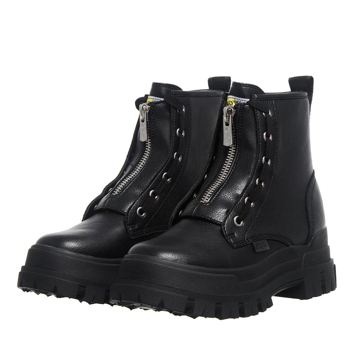 Buffalo Boots & Stiefeletten - Aspha Zip - Gr. 36 (EU) - in Schwarz - für Damen