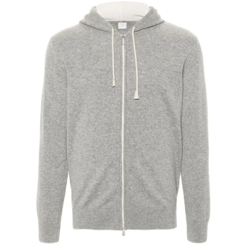 Eleventy Hoodie Cashmere Sweatshirt Grey