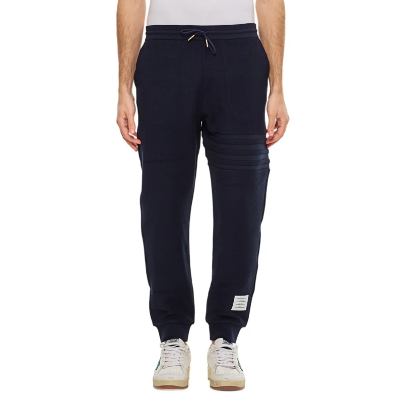 Thom Browne Pantalon de jogging Trackpants With Elasticated Waist Blue