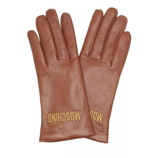 Moschino Glove M2394 Brown Handschuh
