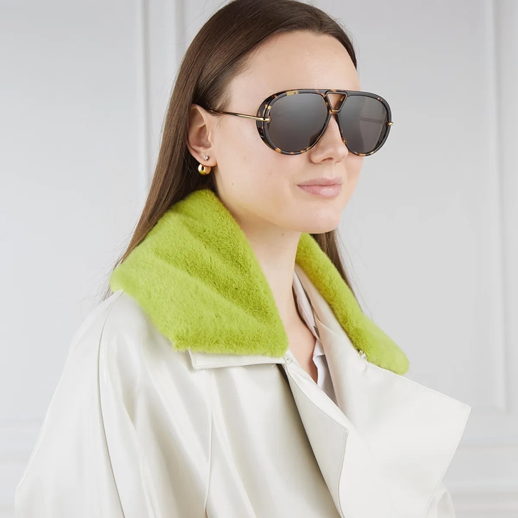 Bottega Veneta BV1273S Havana-Gold-Grey | Sunglasses display picture 3