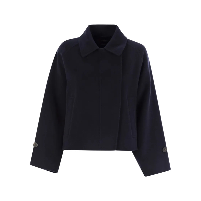 Max Mara Veste de transition Coats Blue blau