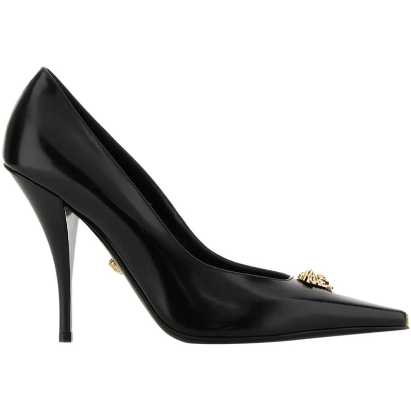Versace Pumps With Heel Black schwarz