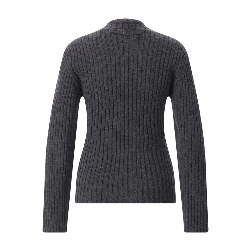 Victoria Beckham Pullover Pullover aus Woll-Kaschmir-Mix grau(Image 2)