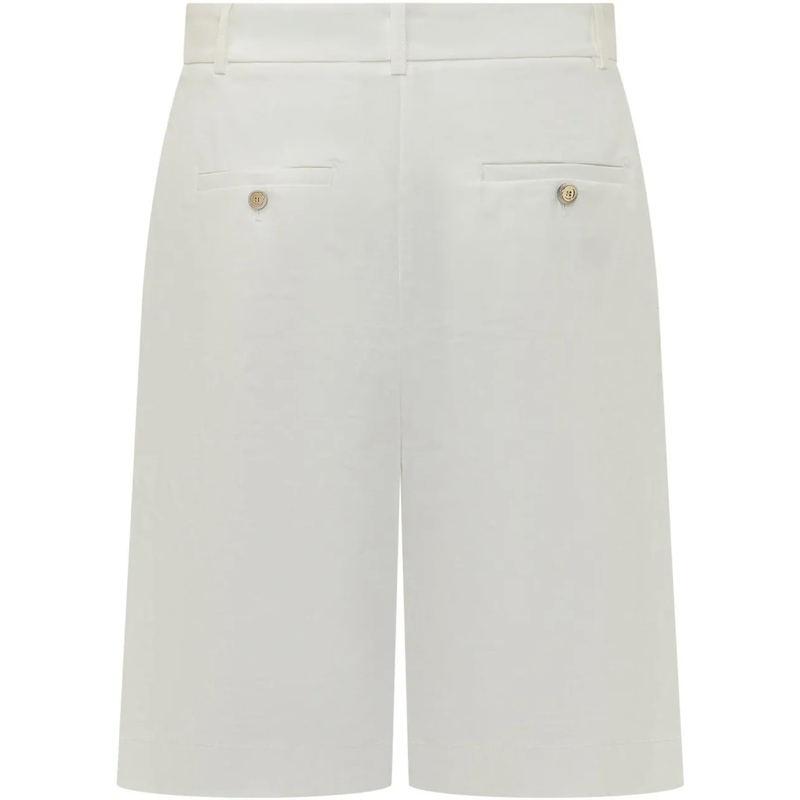 Pinko Shorts Bermuda Bryana a Vita Alta weiß(Image 2)