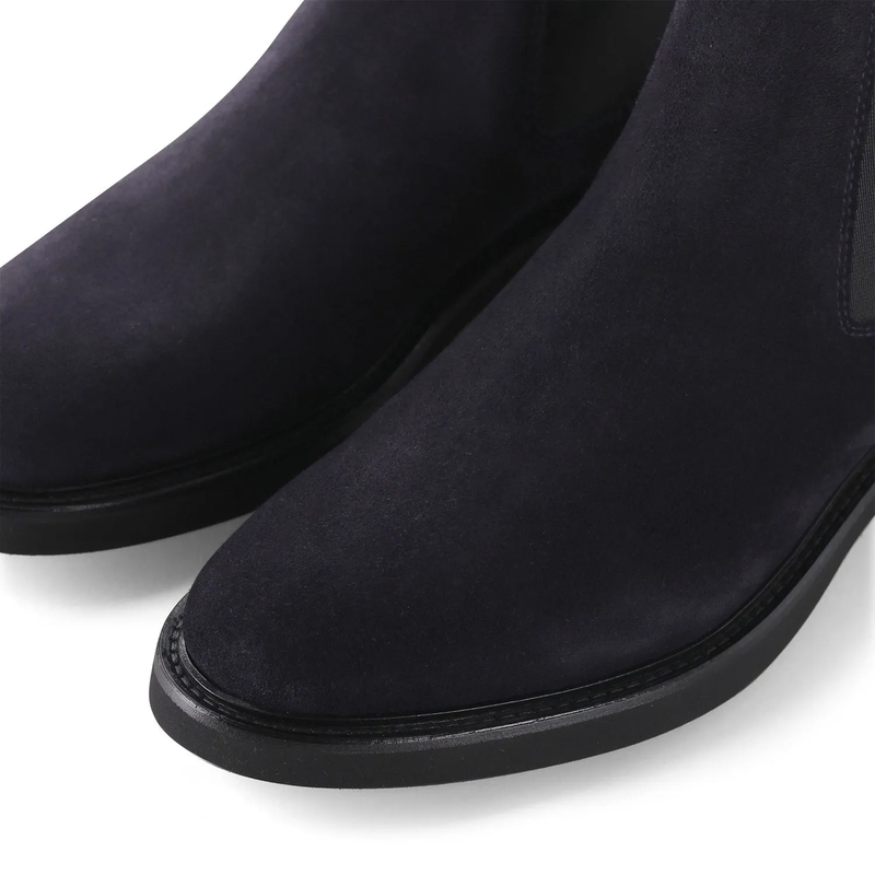 Doucal's Stiefeletten Boots aus Leder dunkelblau(Image 4)
