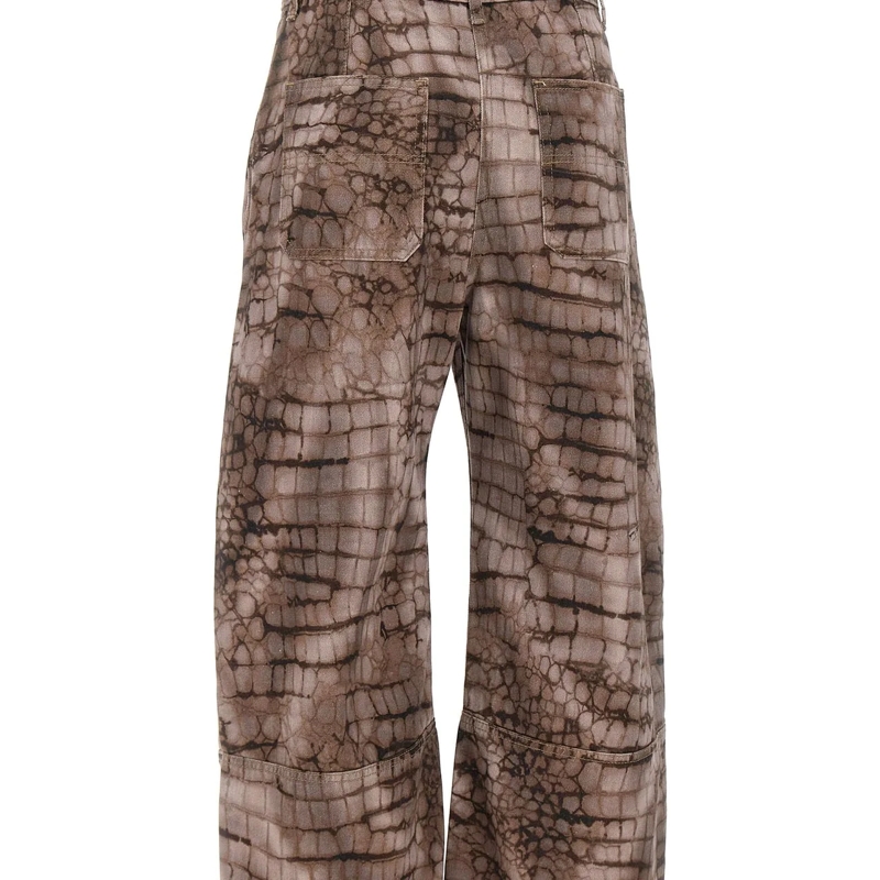 Elisabetta Franchi Boyfriend-Jeans Jeans Brown taupe(Image 5)