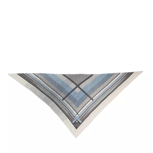 Lala Berlin Triangle Square Heritage Grey Heritage Grading Cashmere Scarf