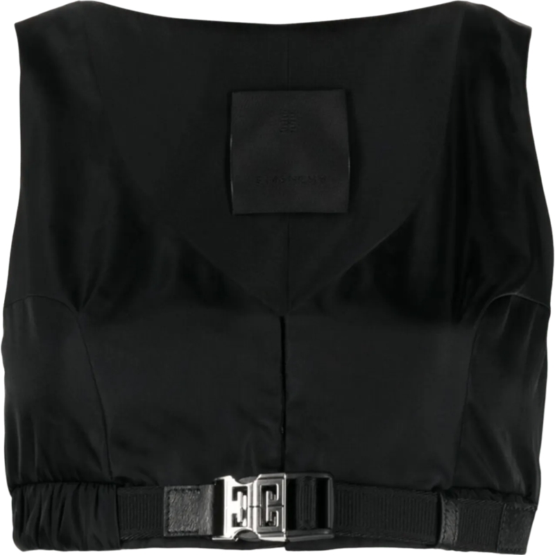 Givenchy T-Shirt Top con fibbia 4G schwarz